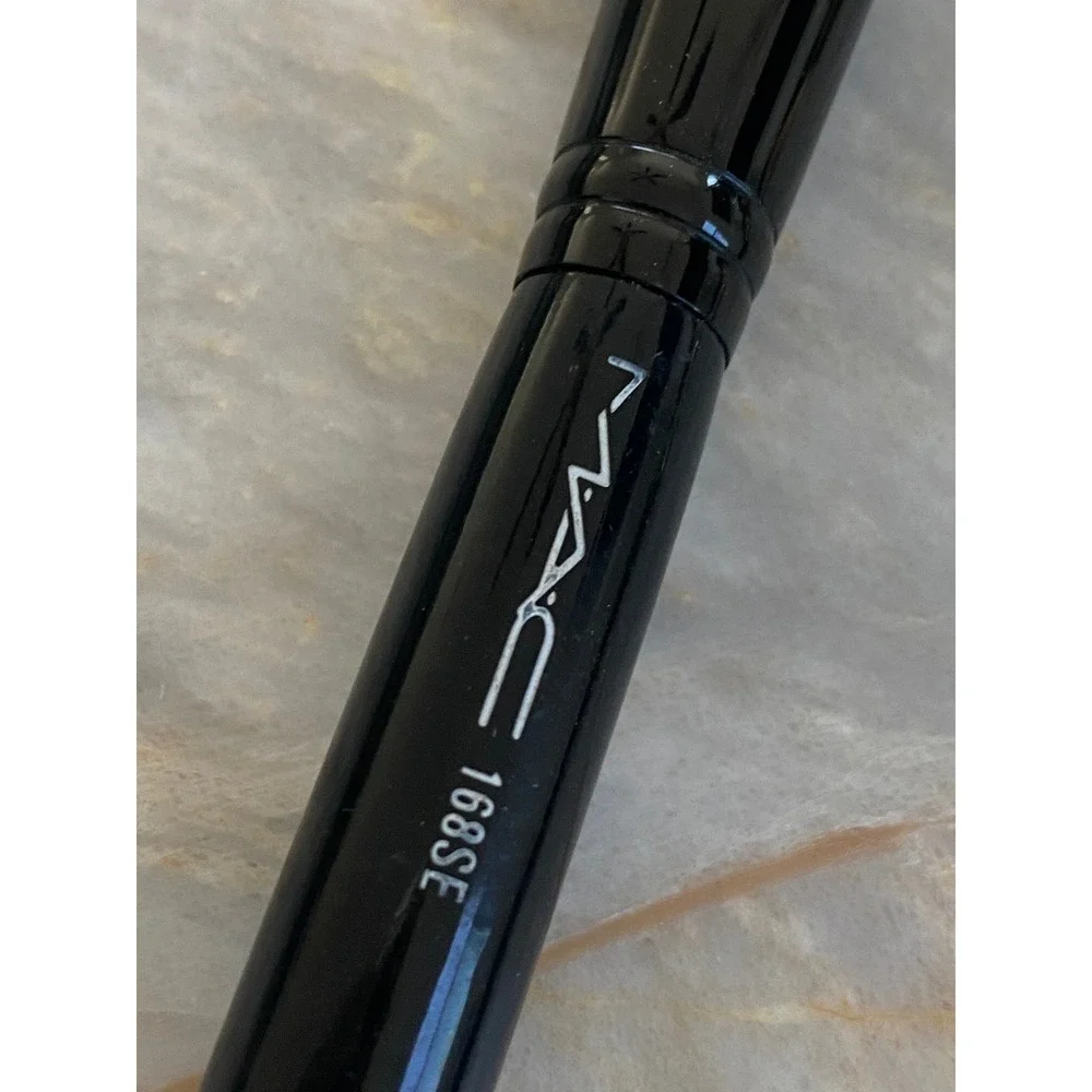 MAC 168 & 168SE Large Angled Contour Makeup Brush Set Black Silver Japan